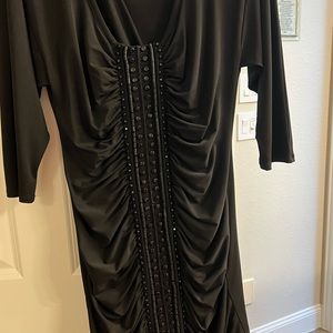 Cute, very slimming black dress